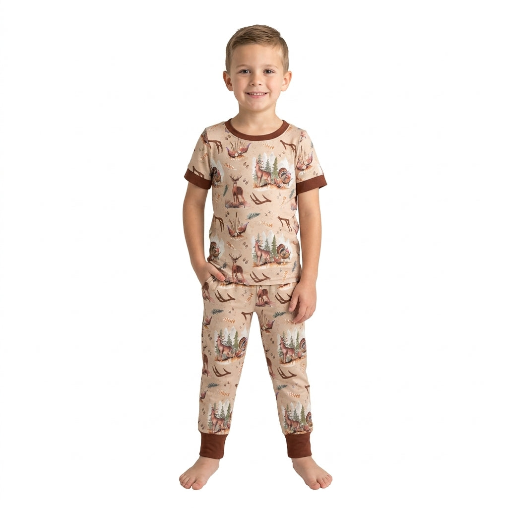 BSPO0494 Hunting Deer Elk Forest Boys Set 202609 RTS