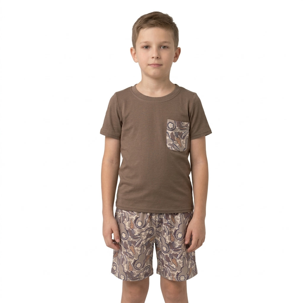 RTS Each Style Easter Bunny Camo Kids Matching Clothes