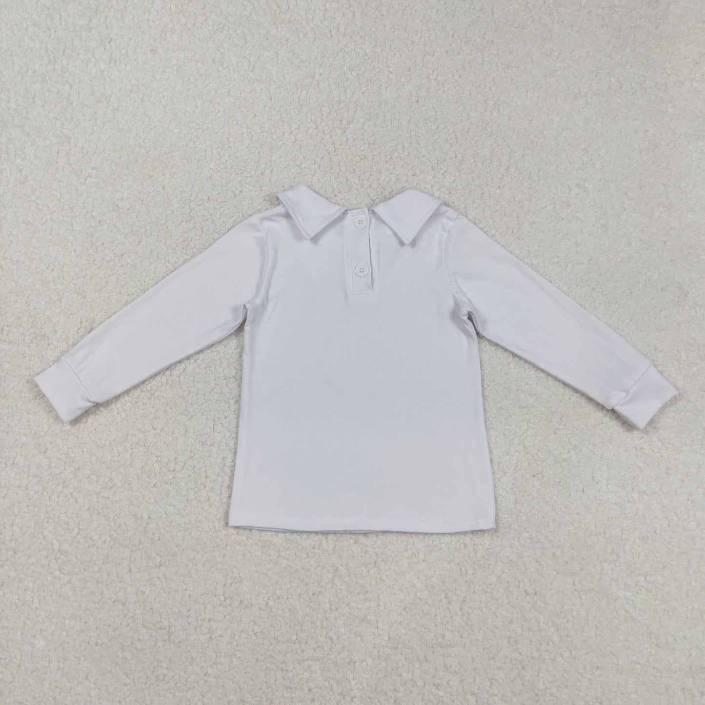 BT0820 White Doll Collar Long Sleeve Boys T-Shirts  202509 RTS