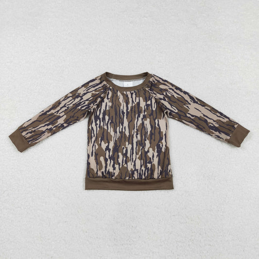 BT0882 Army Green Camouflage Long Sleeve Boys Top RTS 202509