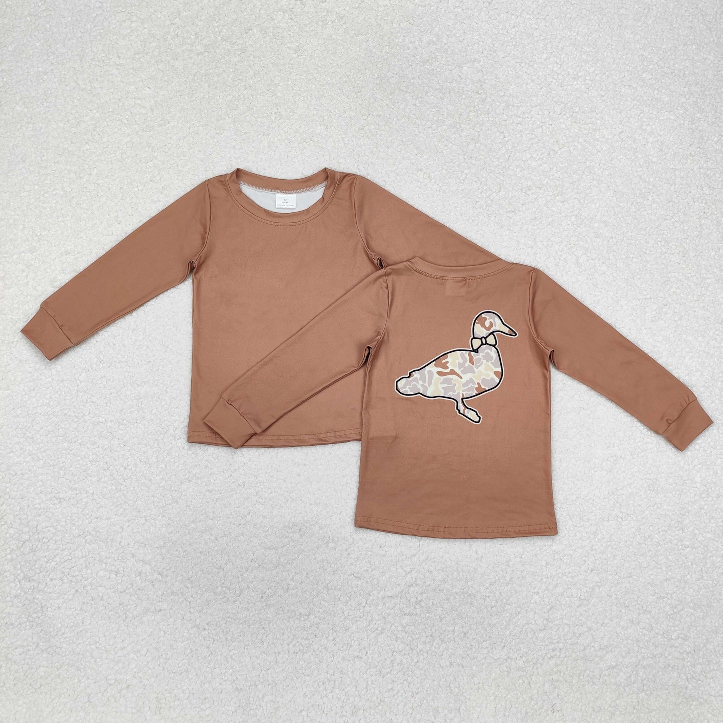 BT0950 Camouflage Duck Brown Long Sleeve Boys Top RTS 202512