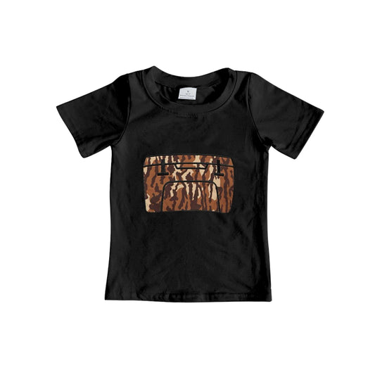 Preorder BT1179 Boys clothes Brown Toolbox Black short sleeve shirts Boutique Summer clothes  202502