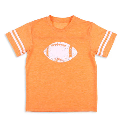 MOQ 8 preorder BT1379 Rugby Orange Short Sleeve Boys Top 202509