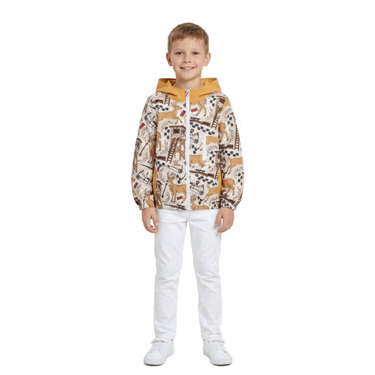 BT1567 Hunting Elk Camo Hoodie Kids Girls Coat