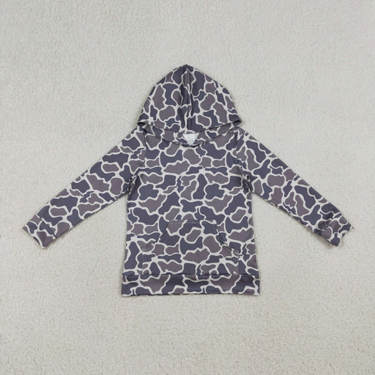 BT1572 Gray Camouflage Hooded Long Sleeve Boys Top 202603 RTS