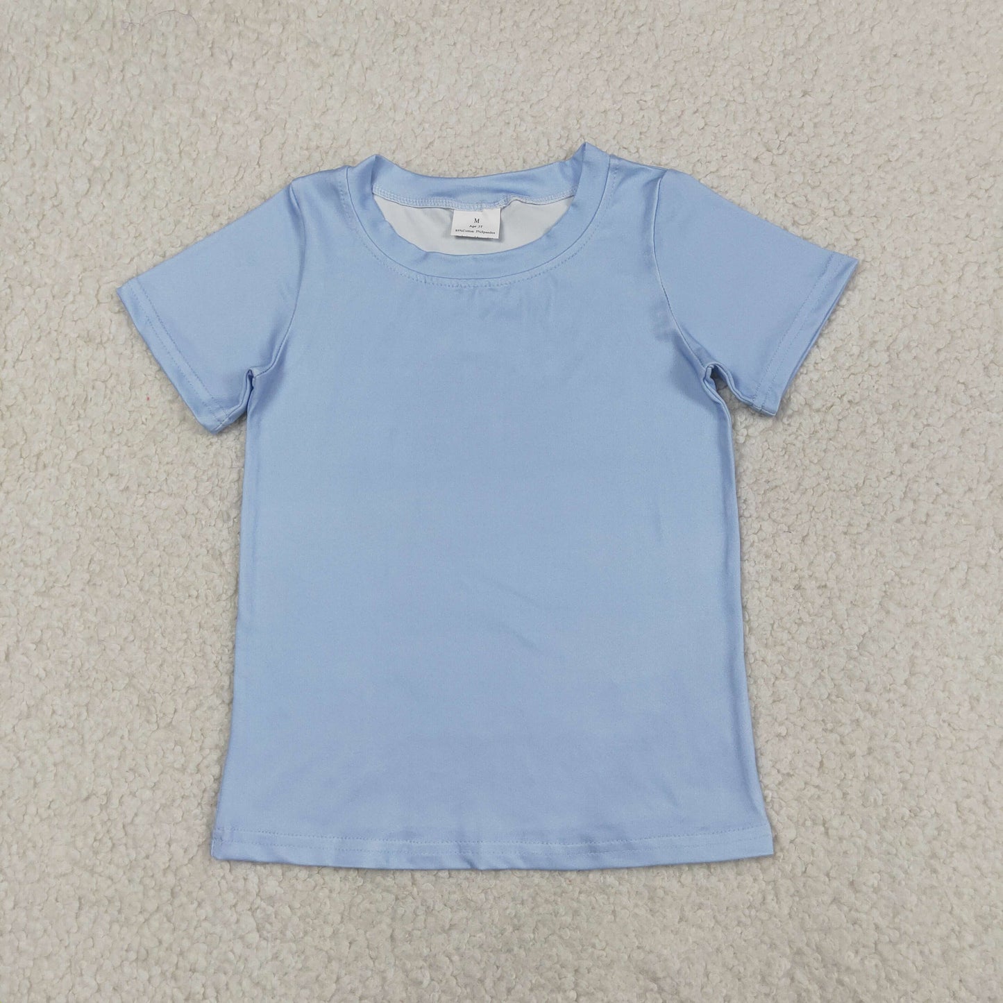 BT1765 Blue Camouflage Hat Puppy Fishing Print Short Sleeve Boys Top 202605 RTS