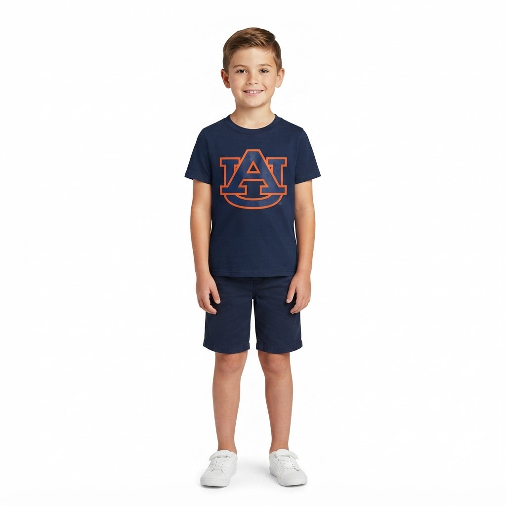 BT1880 Vinyl School Team Navy Boys Kids Shirt Top