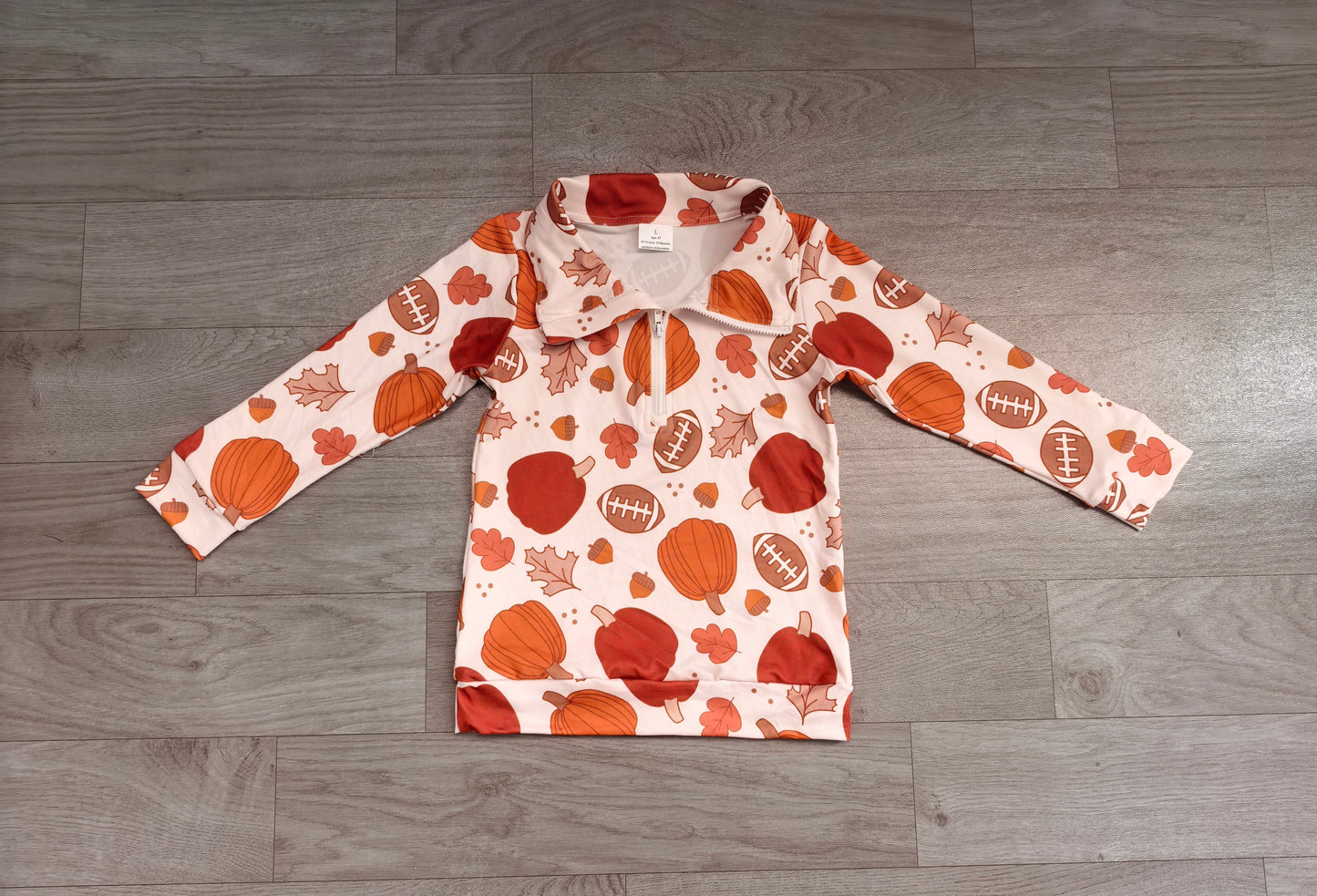 no MOQ BT1894 pre-order  toddler boy clothes  pumpkin print boy winter coat-real pic 2026.8.21