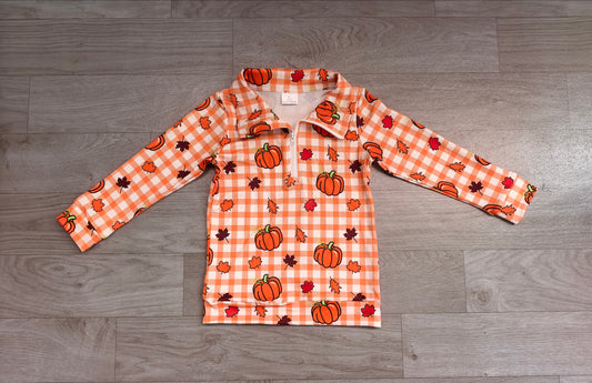 no MOQ BT1895 pre-order  toddler boy clothes  pumpkin print boy winter coat-real pic 2026.8.21