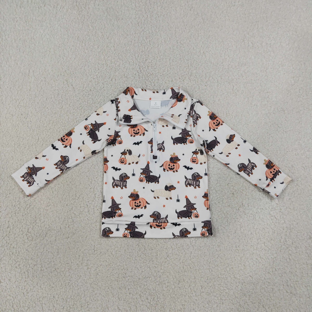 Halloween Puppy Pumpkin Ghost Kids Sibling Matching Clothes