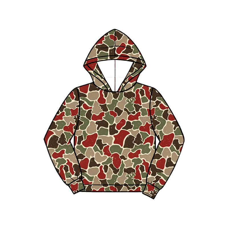 Preorder MOQ 5 pcs Each Style Hunting Deer Camo Kids Matching Clothes 202609