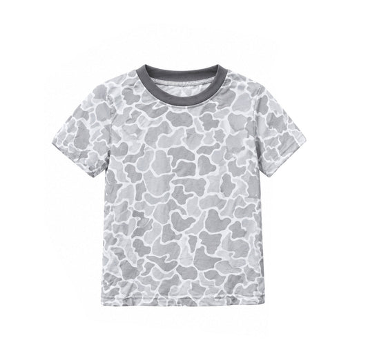 Preorder MOQ 5 pcs BSPO0738 Hunting Camo Gray Boys Set