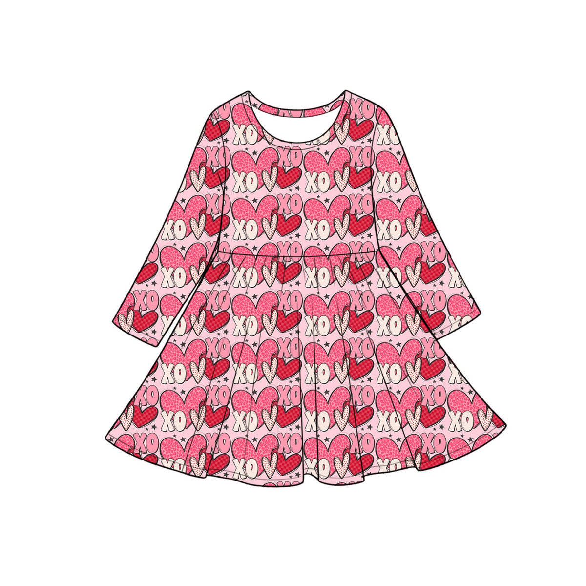 Preorder MOQ 5 pcs Each Style Valentine's Day Love Kids Matching Clothes