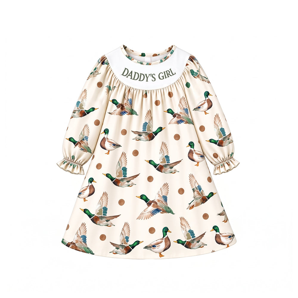 Preorder MOQ 5 pcs Each Style Daddy's Girl Mallard Ducks Kids Matching Clothes