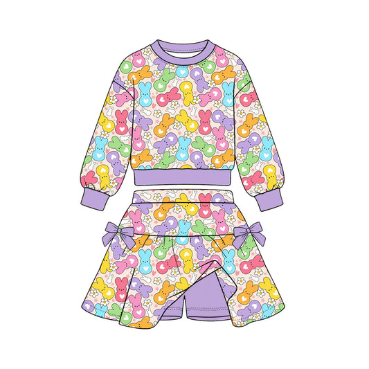 Preorder MOQ 5 pcs Each Style Easter Bunny Carrots Kids Matching Clothes