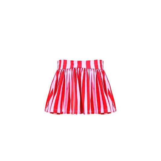 Preorder GLK0029 NO MOQ pink striped skirt