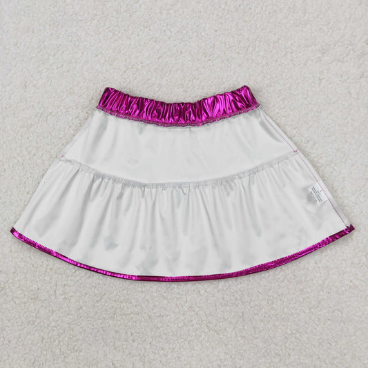 GLK0039 pure purple leather skirt girls boutique outfit 202503 RTS
