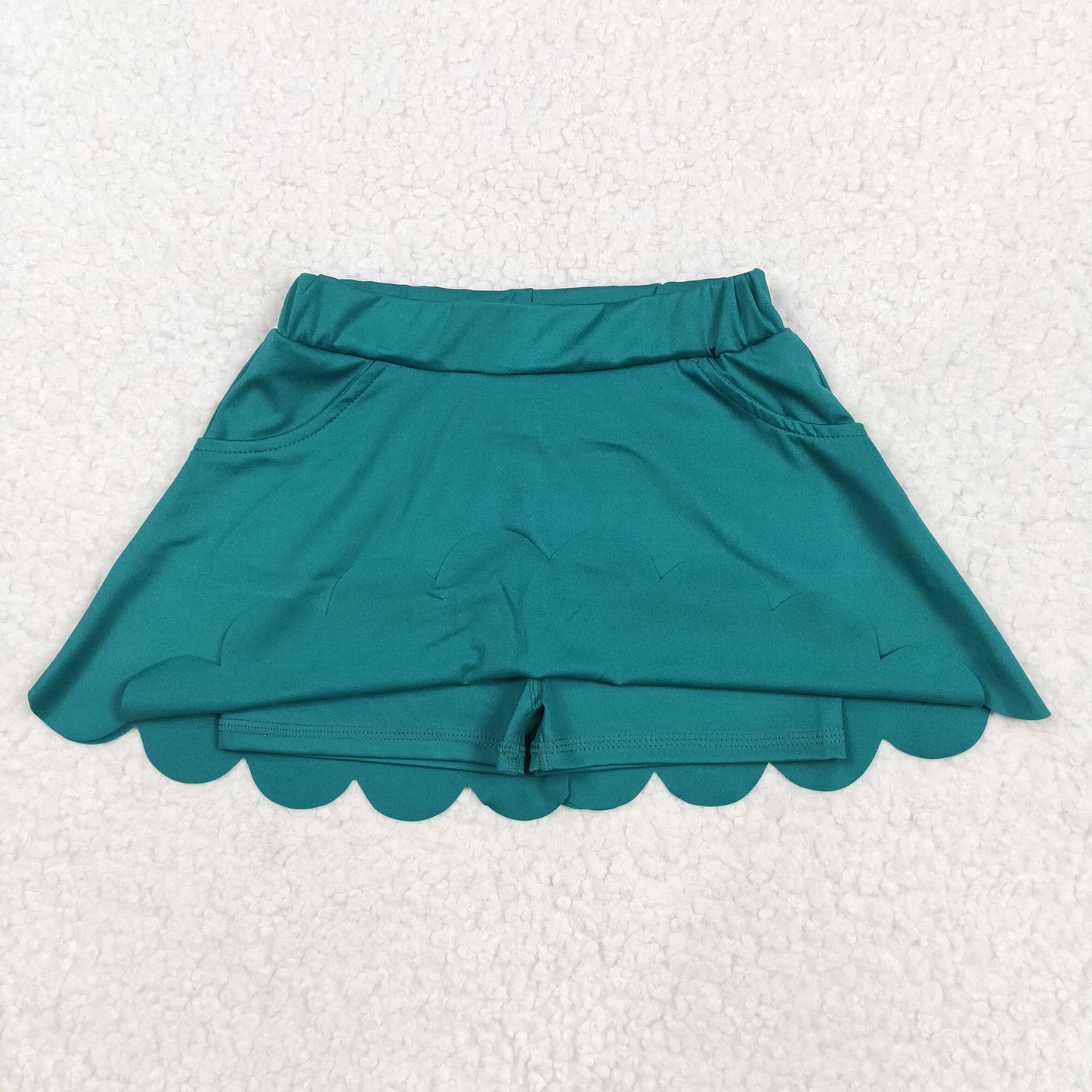 GLK0077 Pure Dark Green Yoga Skirts Girls Boutique Outfit 202505 RTS
