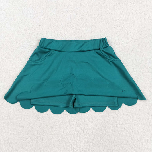 GLK0077 Pure Dark Green Yoga Skirts Girls Boutique Outfit 202505 RTS