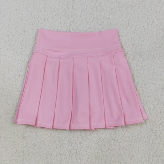 GLK0088  Pure Pink Yoga Skirts for Girls 202507 RTS