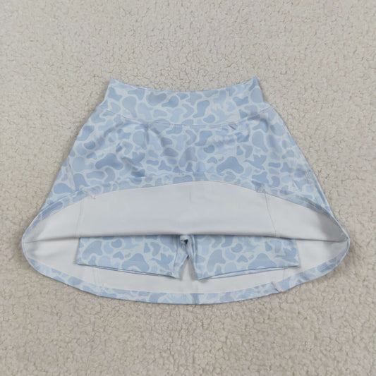 GLK0129 Girls Boutique Puppy Duck Light Camouflage Yoga Skirts 202508 RTS