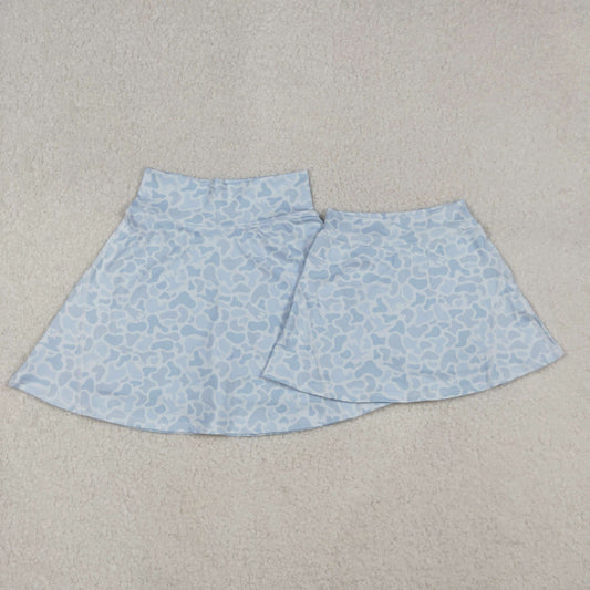 GLK0133 Adult Women Boutique Puppy Duck Light Camouflage Yoga Skirts 202509 RTS