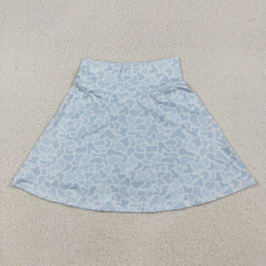 GLK0133 Adult Women Boutique Puppy Duck Light Camouflage Yoga Skirts 202509 RTS