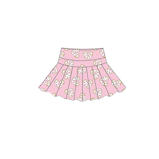 MOQ 5 preorder GLK0156 Valentine's Day Love Pink Girls Yoga Skirts 202510
