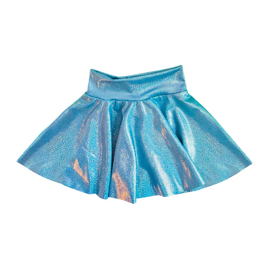 MOQ 5 PCS preorder GLK0234 Shiny Blue Girls Skirts 202601