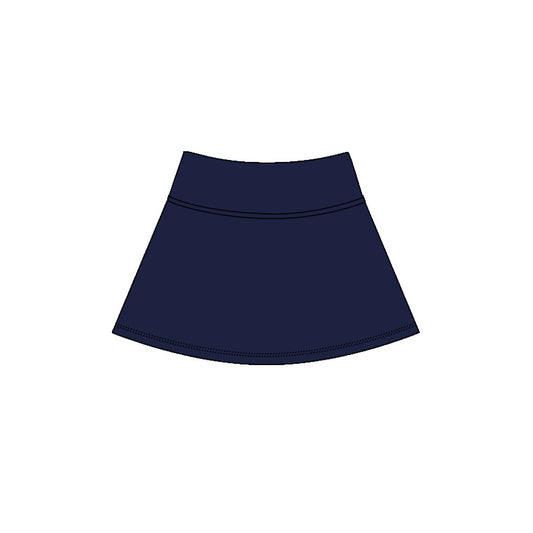 MOQ 5 PCS preorder GLK0291 Solid Navy Skirts Girls Yoga Skirts 202604