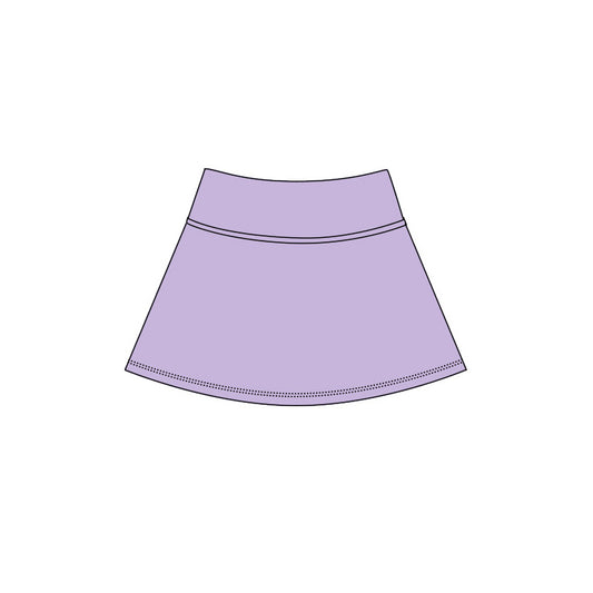 MOQ 5 PCS preorder GLK0292 Solid Purple Skirts Girls Yoga Skirts 202604
