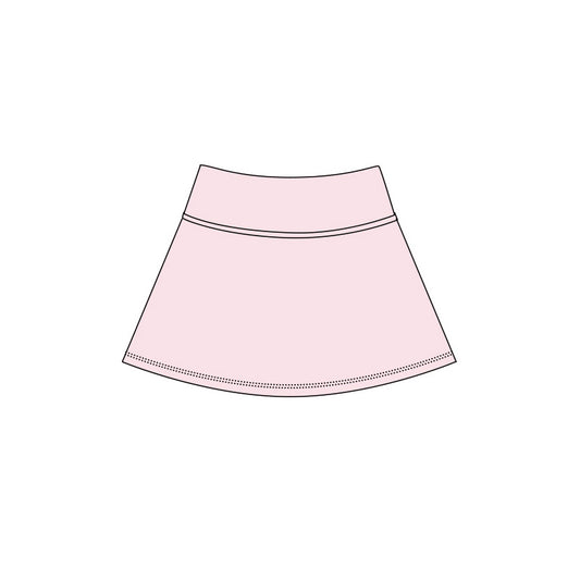 MOQ 5 PCS preorder GLK0293 Solid Pink Skirts Girls Yoga Skirts 202604