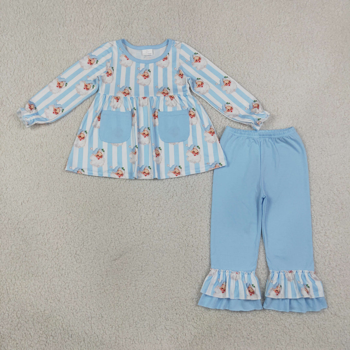 Christmas Santa Kids Sibling Matching Clothes