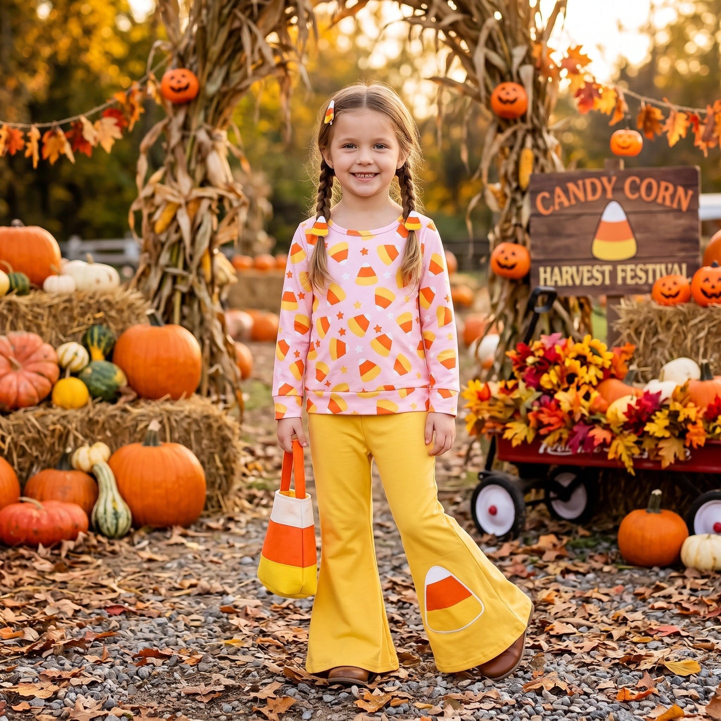 RTS GLP3535 Halloween Candy Canes Girls Set
