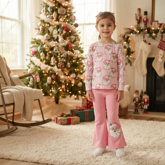 GLP3538 Christmas Ghost Pink Girls Set 202609 RTS