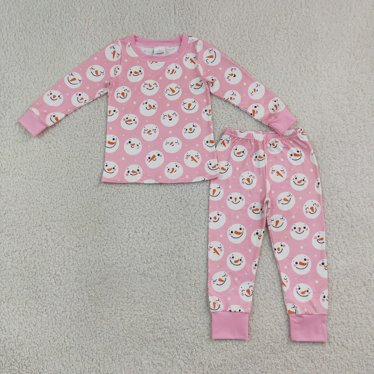 GLP3543 Christmas Snowman Girls Pajamas Outfits 202609 RTS