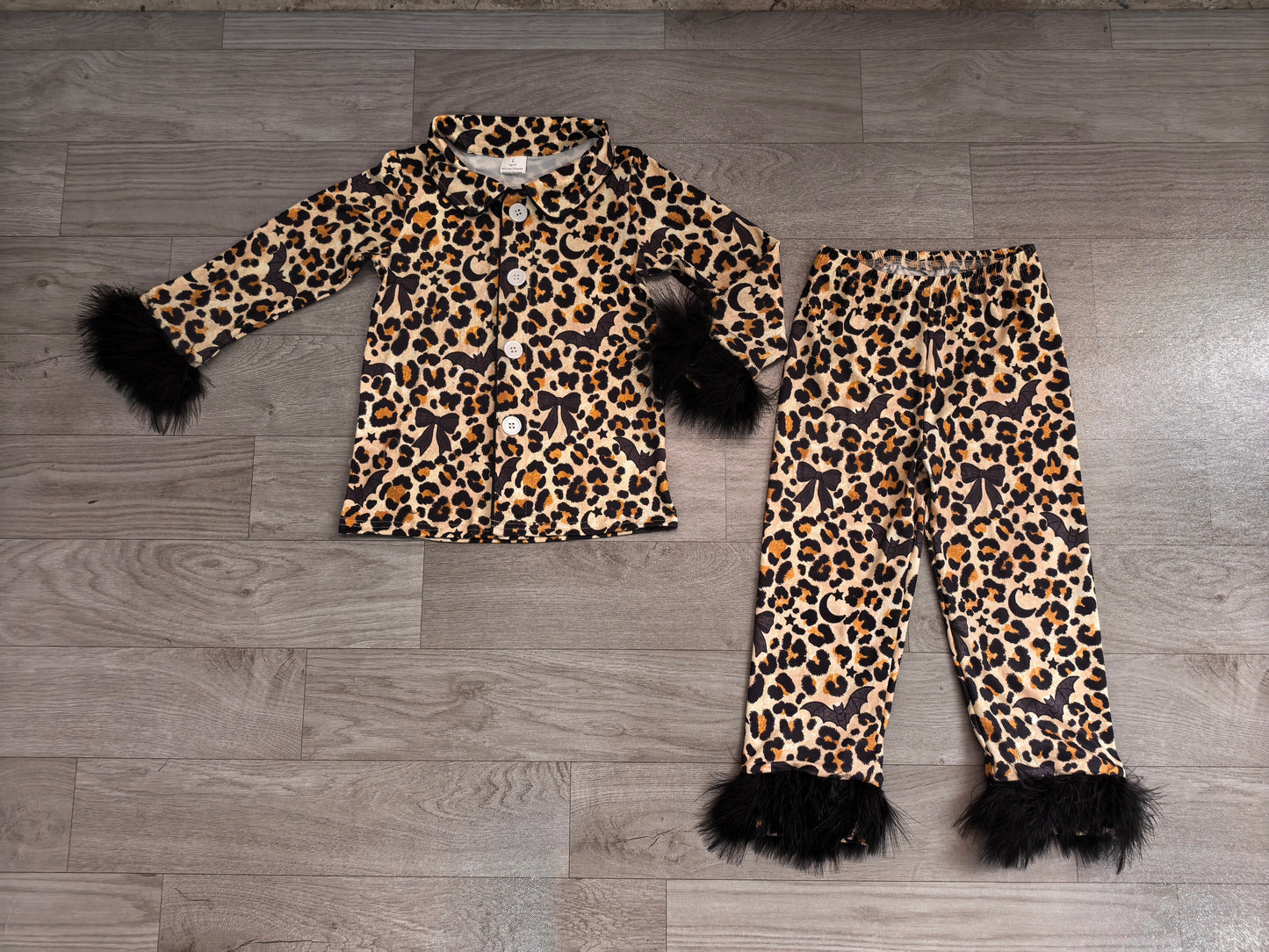 no MOQ GLP3640 pre-order baby girl clothes leopard print print toddler girl winter outfit-real pic 2026.8.21