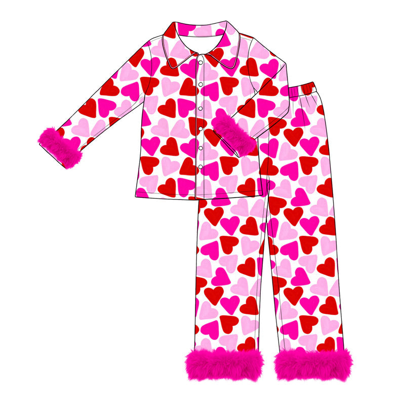 Preorder MOQ 5 pcs Each Style Valentine's Day Love Mommy and Me Matching Clothes-2026.8.26