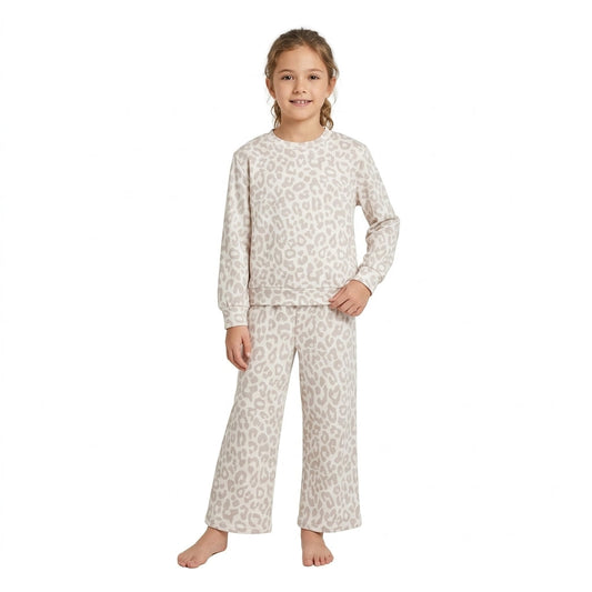 GLP3778 Light Color Leopard Girls Set