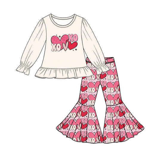 Preorder MOQ 5 pcs Each Style Valentine's Day Love Kids Matching Clothes