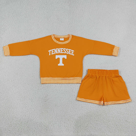 GLS0163 Vinyl School Team TENNESSEE Girls Shorts Set 202609 RTS