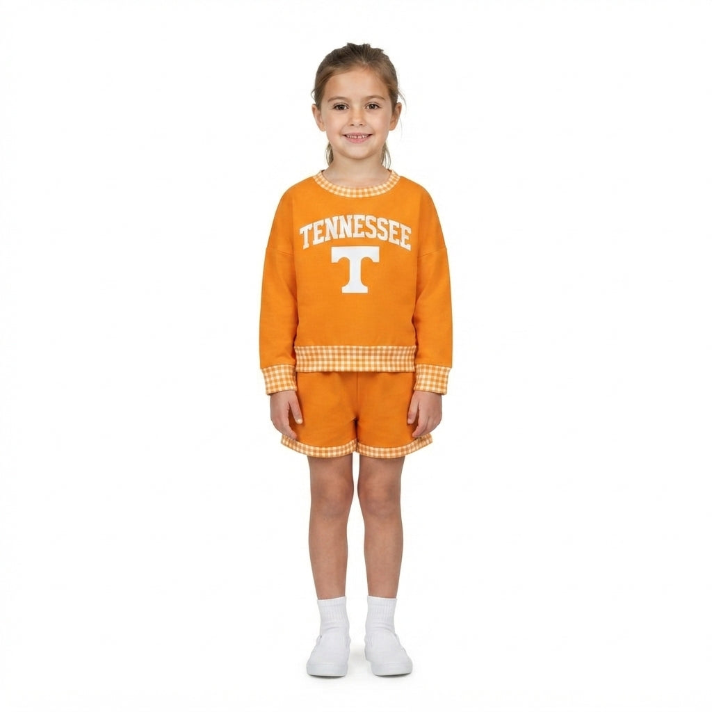 GLS0163 Vinyl School Team TENNESSEE Girls Shorts Set 202609 RTS