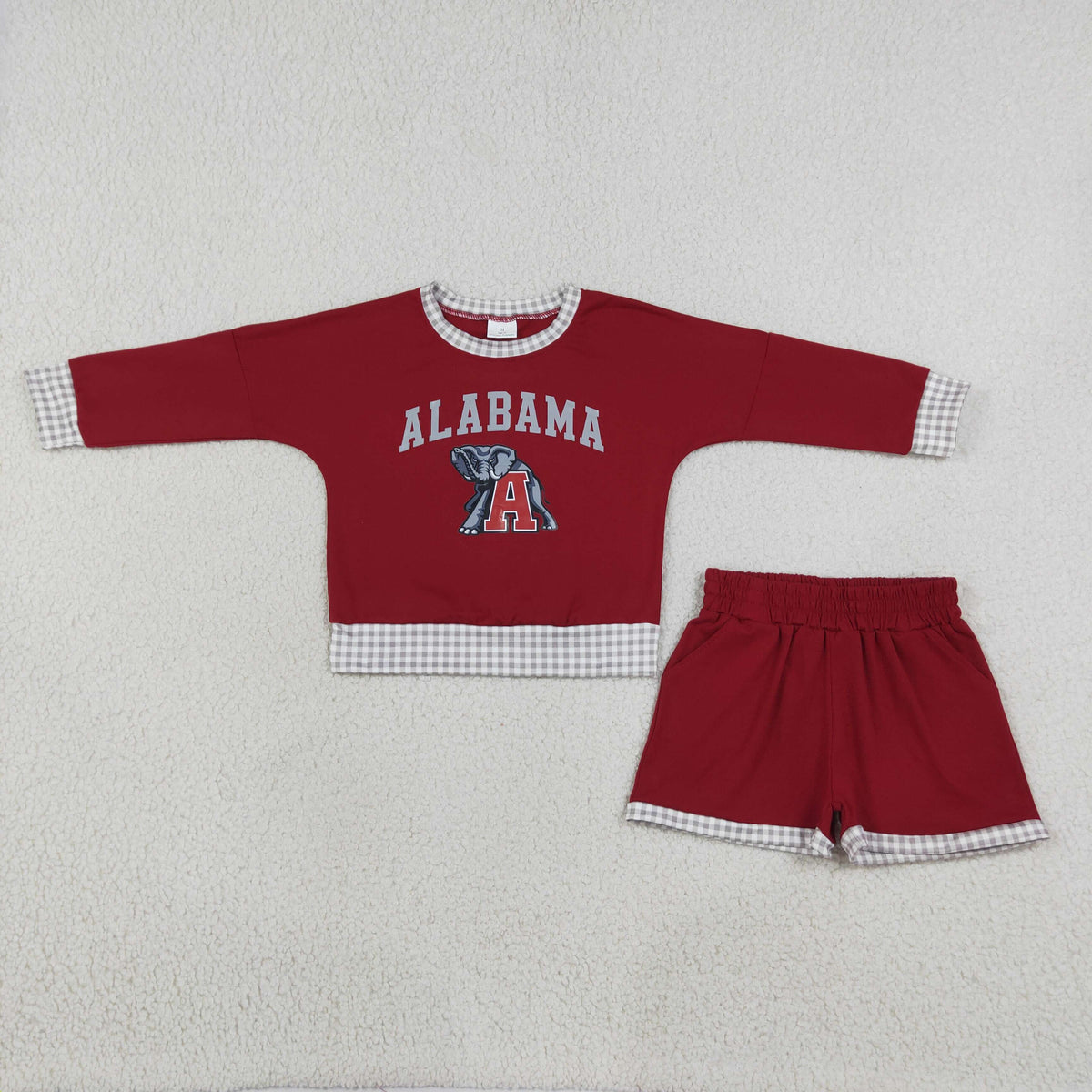 GLS0165 Vinyl School Team ALABAMA Girls Shorts Set 202609 RTS