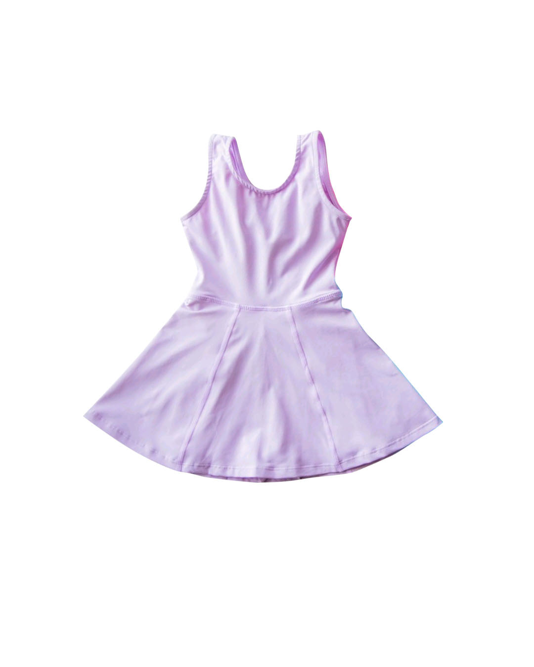 Preorder GSD2429 Light Purple Sleeveless Yoga Dress Shorts Girls Boutique Clothes  202503