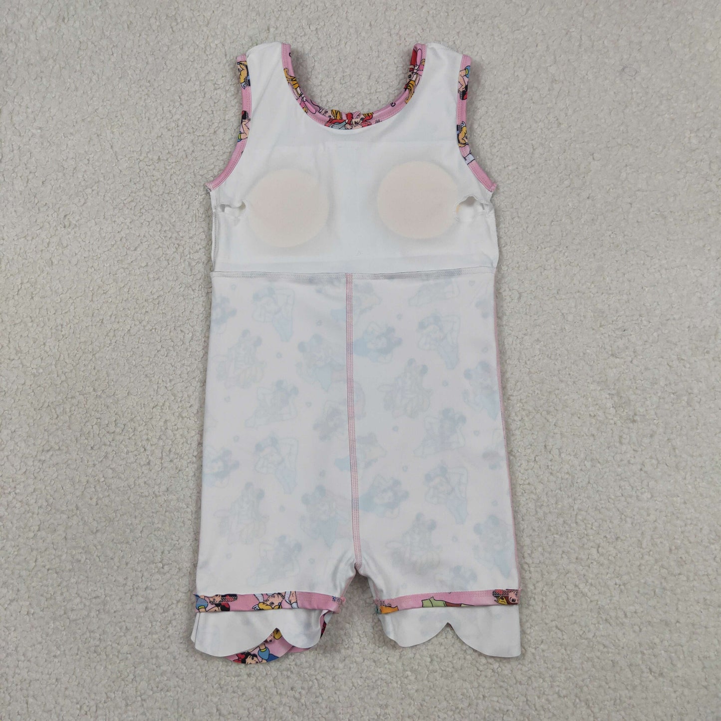 GSD2491 Kids Yoga Dress Disney Princess Pink Sleeveless Dresses for Girls 202605 RTS