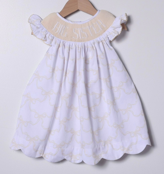 MOQ 5 Preorder GSD2894 Big Sister Flying Sleeve Dresses for Girls 202510