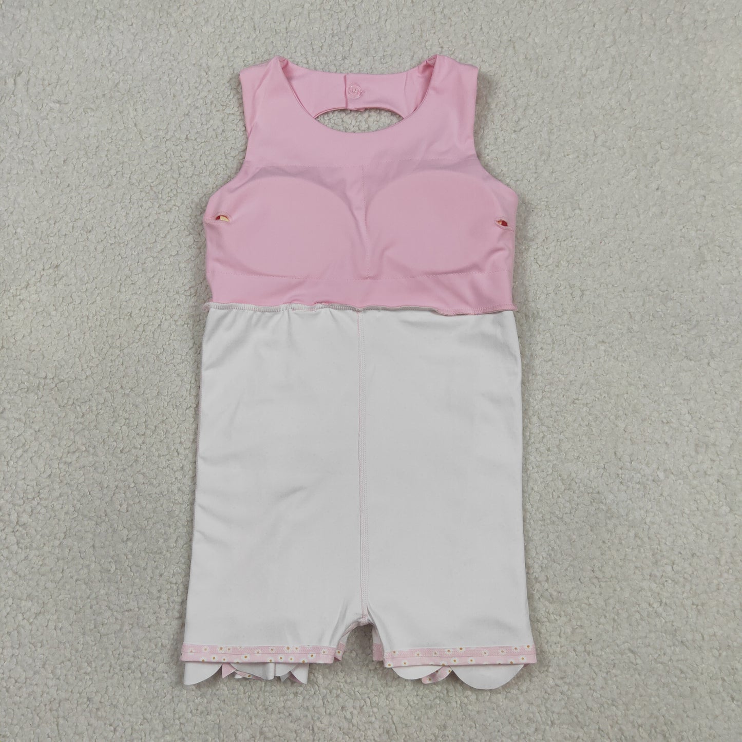 GSD3315 Bows Pink Sleeveless Yoga Dresses for Girls 202604 RTS