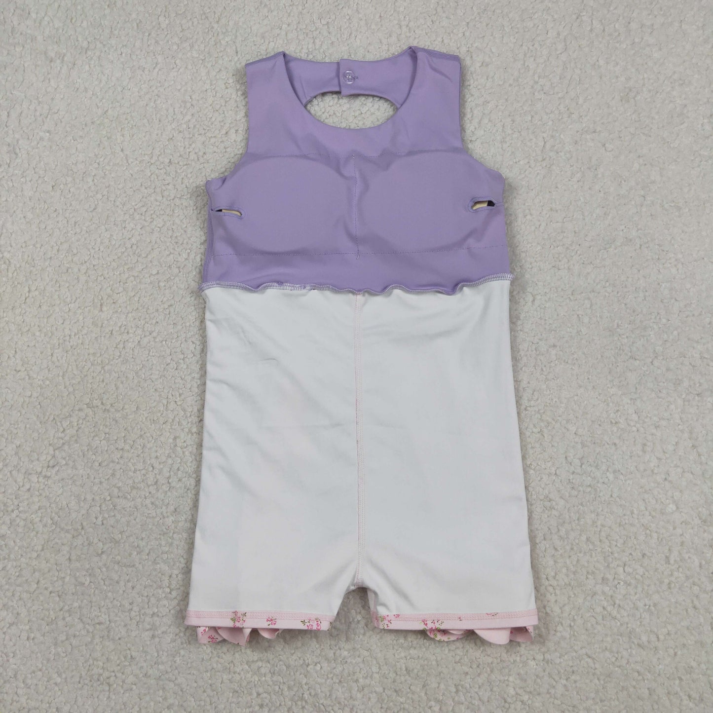 GSD3317 Bows Purple Sleeveless Yoga Dresses for Girls 202604 RTS