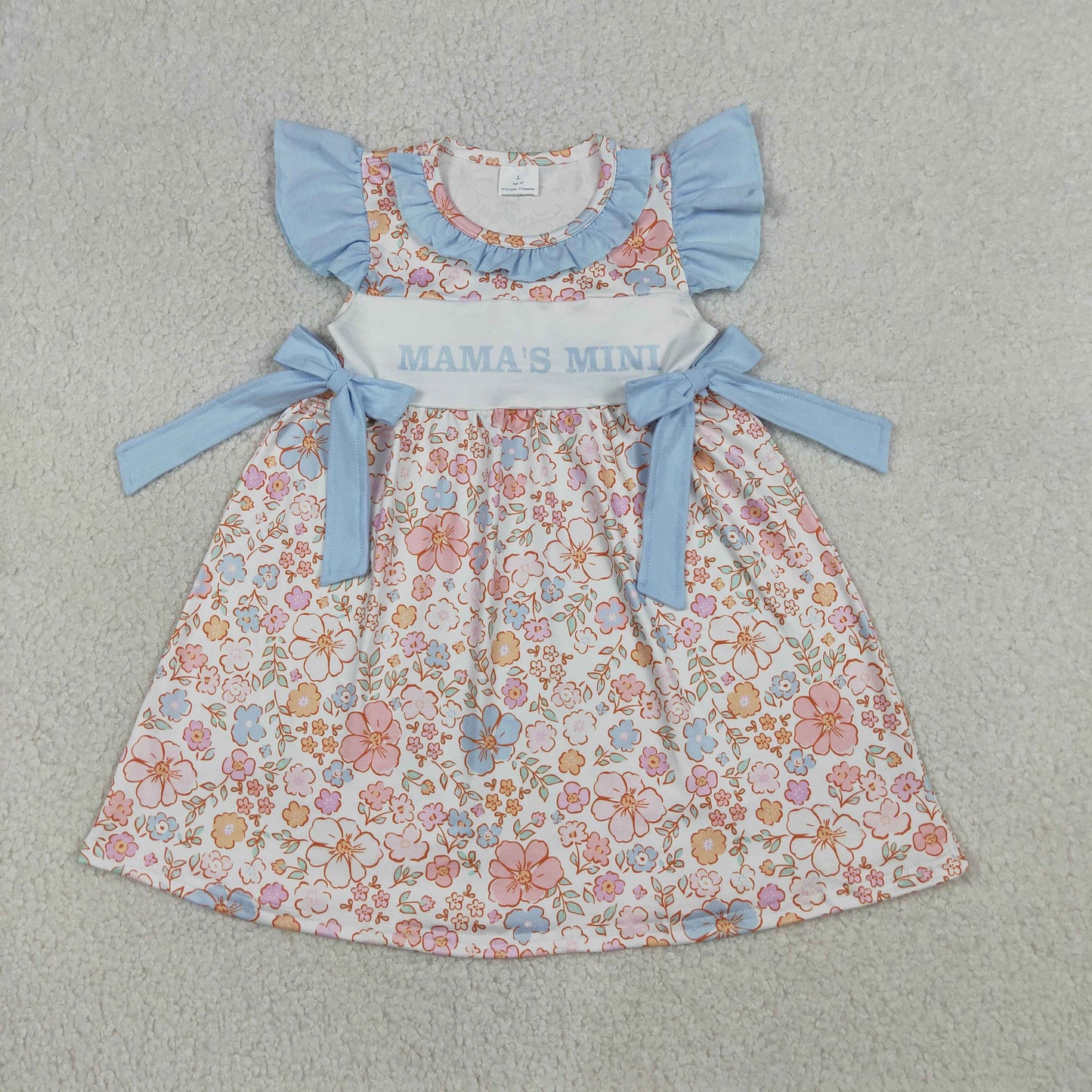 Sibling Matching Clothes MAMA'S BOY & MINI Light Blue Sets 202605 RTS