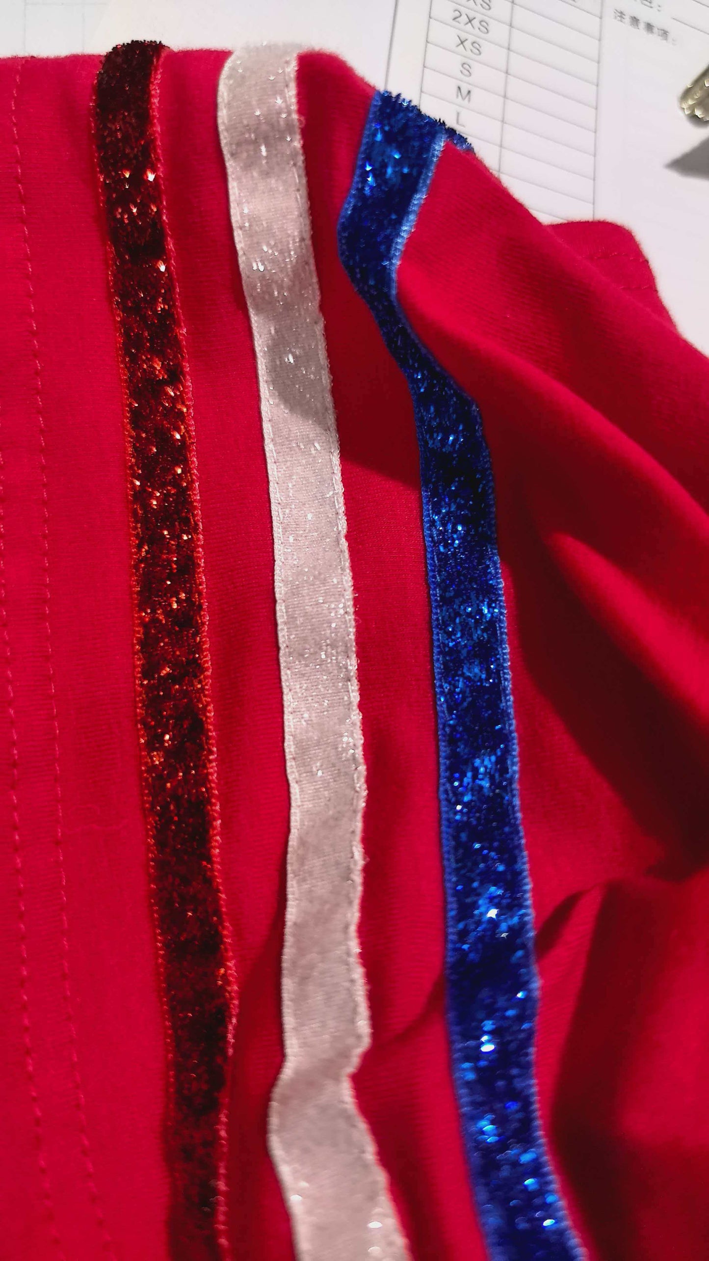 GSD3812 4th of July Stripe Red Short Sleeve with Skirts for Girls Sets 202606 RTS